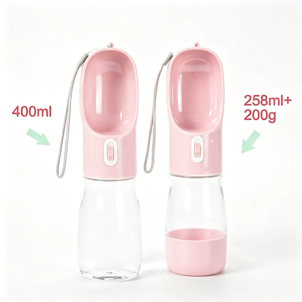 Roamie — 2-in-1 Pet Water & Food Bottle